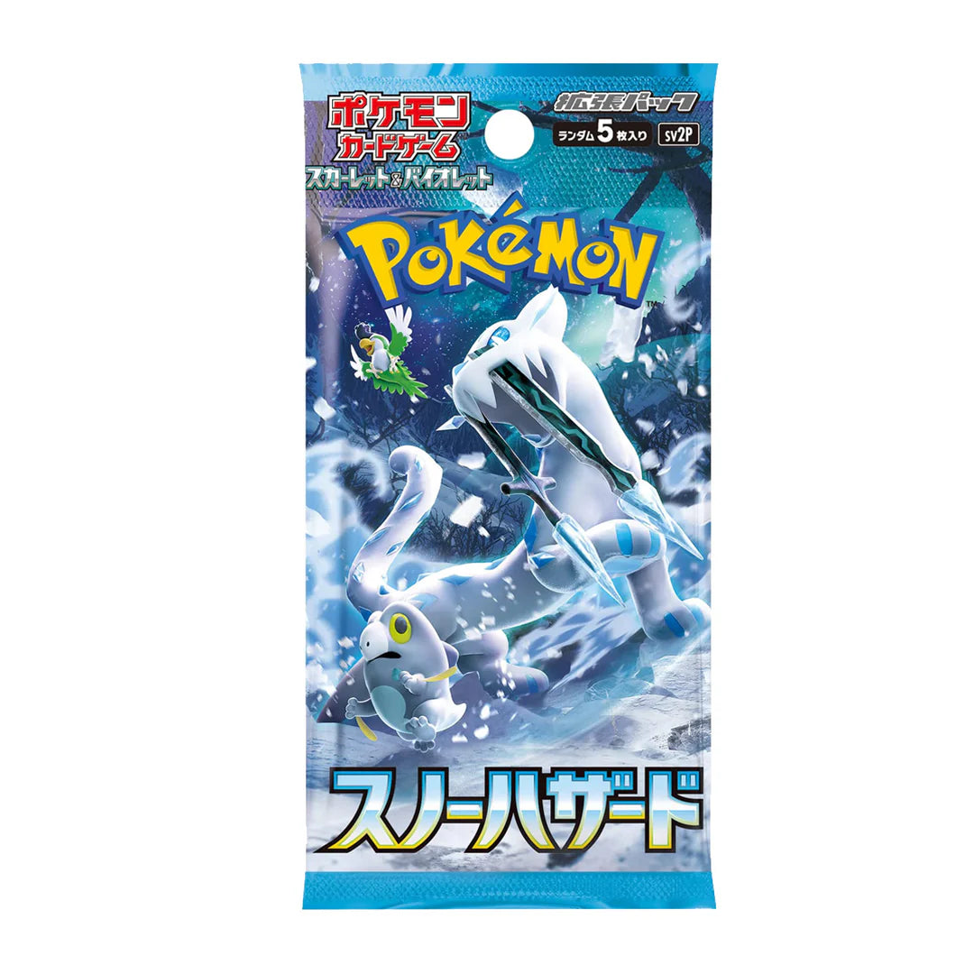 Pokemon TCG: SV2P Snow Hazard Booster Pack (Japanese Import) - Collectible Trading Cards for Battles & Display