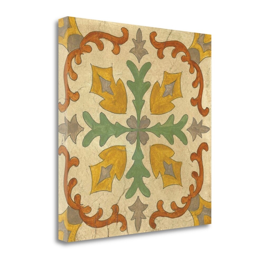 Silvia Vassileva Andalucia Tiles Giclee Art Print on Gallery Wrap Canvas - Vibrant Home Decor for Living Room, Bedroom & Office
