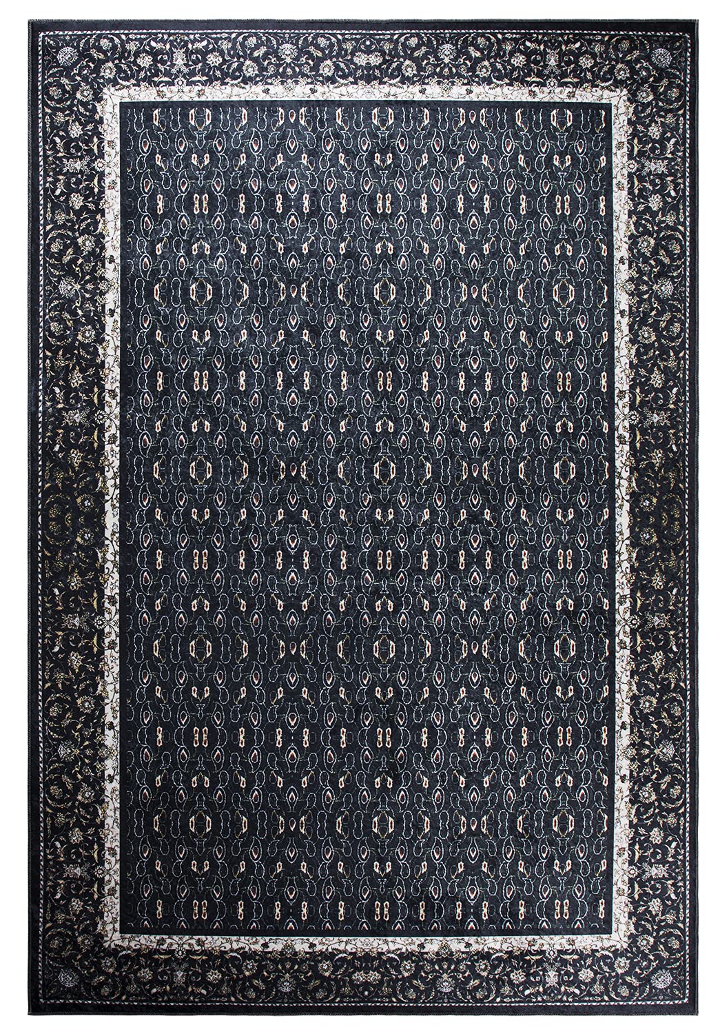 Vintage Non-Slip Machine Washable Area Rug 6'x9'2