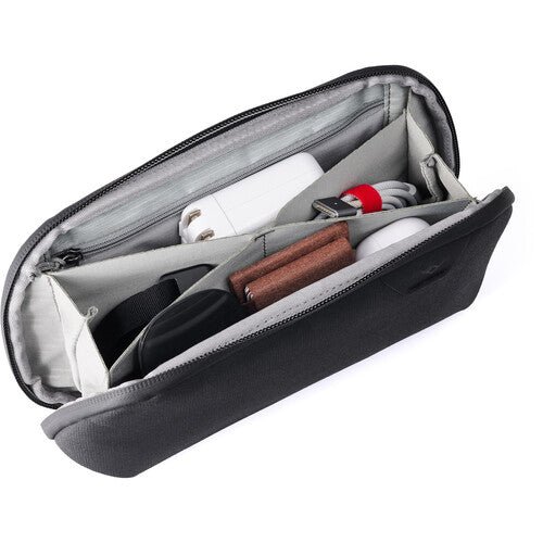Peak Design Tech Pouch Small Black - Compact Organizer for Camera, Phone & Travel Accessories - Perfect for Photographers, Digital Nomads & Everyday Carry