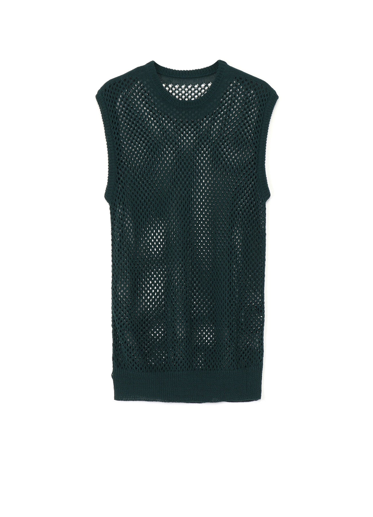 Breathable Cotton Nylon Mesh Knitted Vest for Men & Women - Lightweight Summer Outdoor Hiking & Running Activewear