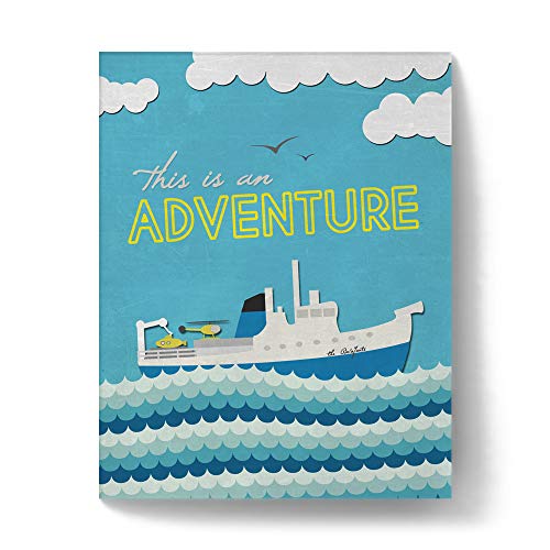 Adventure Travel Wall Art Print - 8x10 Inspirational Poster for Home Decor, Graduation Gift & Motivational Travel Inspiration - Perfect for Living Room, Bedroom & Office