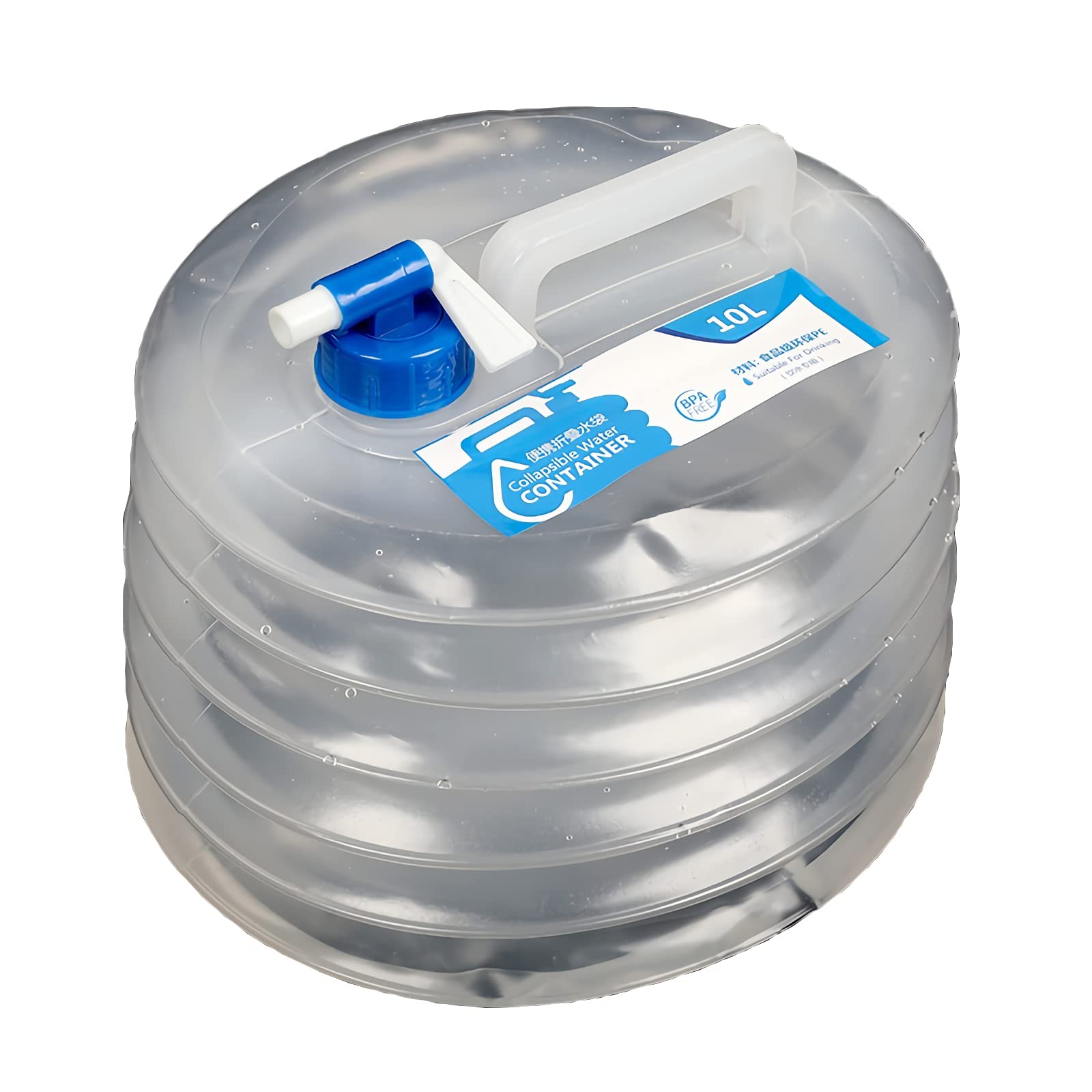 MLG Tools Collapsible 3.9 Gallon Water Container - BPA Free Food Grade Portable Water Storage for Camping, Hiking, Emergency Preparedness & Outdoor Adventures (1 Pack)