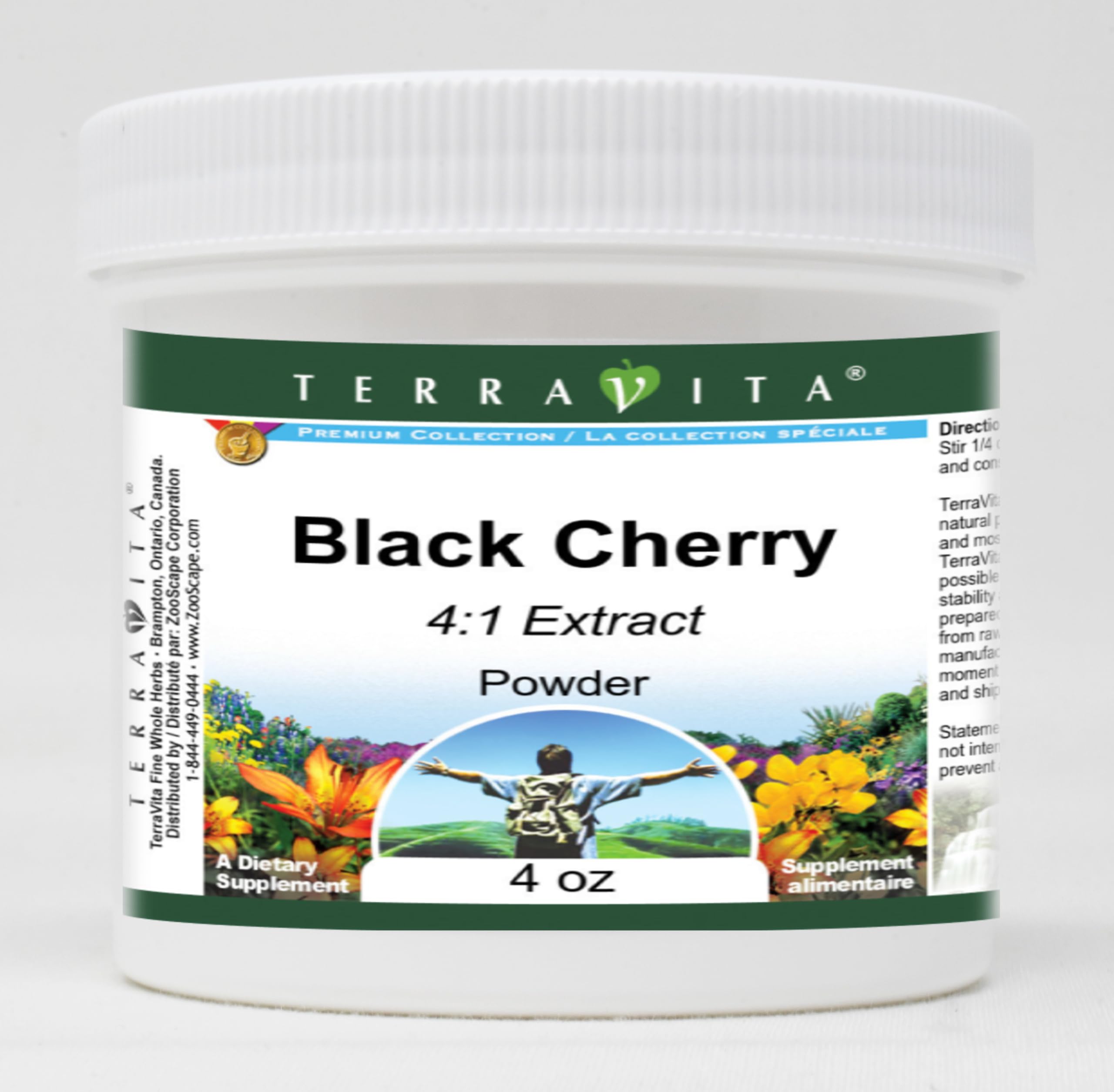 Black Cherry 4:1 Extract Powder (4 oz) | Premium Fruit Supplement | ZIN: 519214 | for Smoothies, Baking & Wellness Drinks