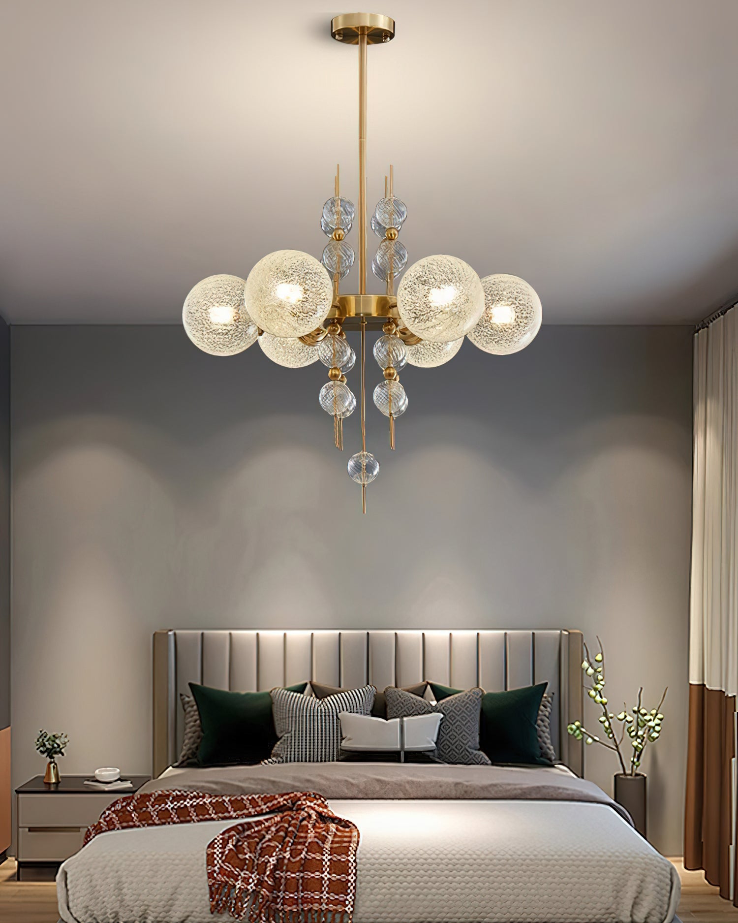 Calypso Chandelier - Elegant Crystal Ceiling Light Fixture for Dining Room, Bedroom & Living Room Decor | Modern Lighting for Home & Office