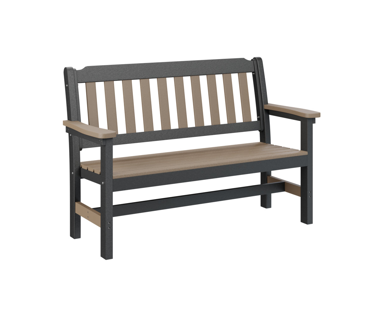 Berlin Gardens Outdoor Garden Bench - Heavy Duty Weather-Resistant Wooden Bench for Patio, Backyard, and Garden Seating - Perfect for Relaxing and Entertaining Guests