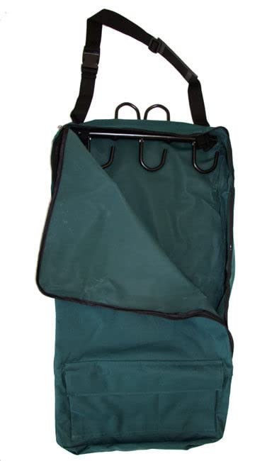 AJ Tack Deluxe Bridle Bag with Hooks - Waterproof Horse Bridle Storage Organizer for Equestrian Gear - Perfect for Horse Riding, Stable Organization & Travel Accessories