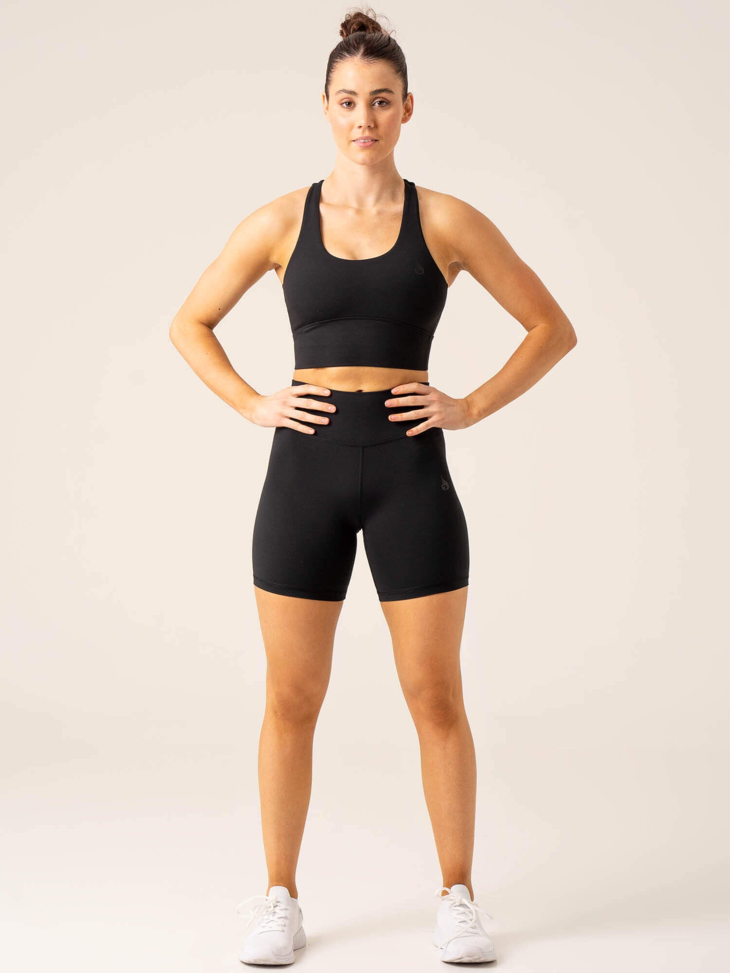 NKD Arch Mid Length Shorts for Men - Comfortable Black Athletic Shorts for Running, Gym, and Casual Wear