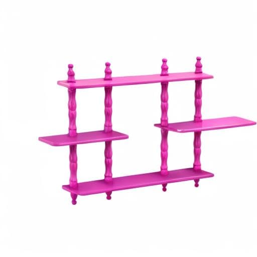 Frenchi Furniture Shelf - Purple Wall-Mounted Storage for Living Room, Bedroom & Office | Modern Home Decor & Organizer