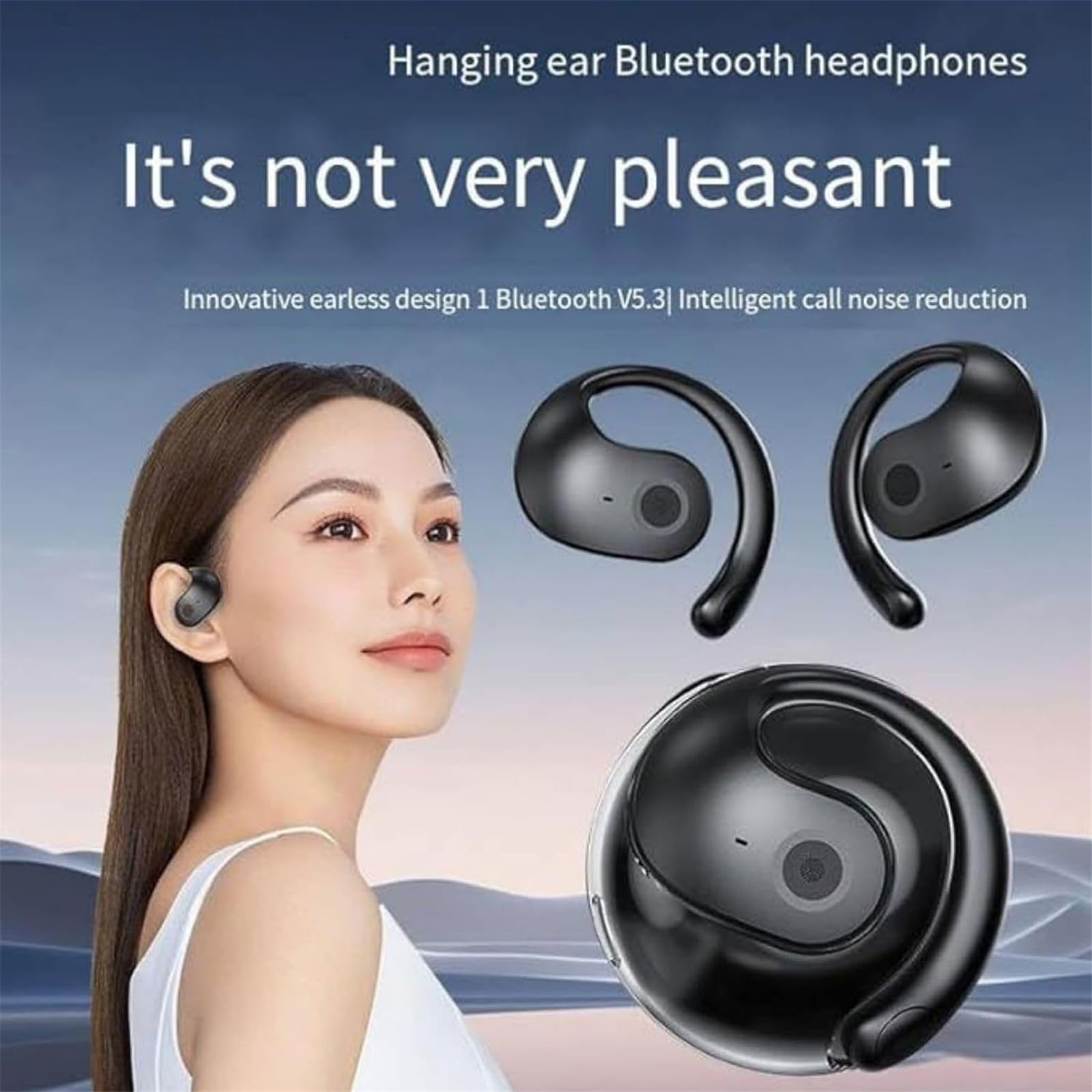 Eowen Wireless Bluetooth Earbuds with Intelligent Noise Cancellation - Premium Sound Quality for Gym, Running, Travel & Work