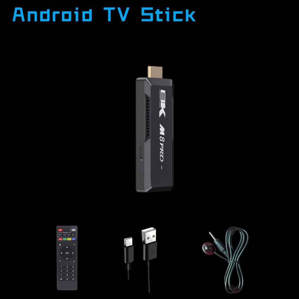 Hikgins M8 PRO Android TV Box 1GB RAM 8GB Storage, Allwinner H313 Quad-Core, Android 12.1 OS, Dual Band 2.4G+5G WiFi - Streaming Media Player for Netflix, YouTube, Kodi & Home Entertainment