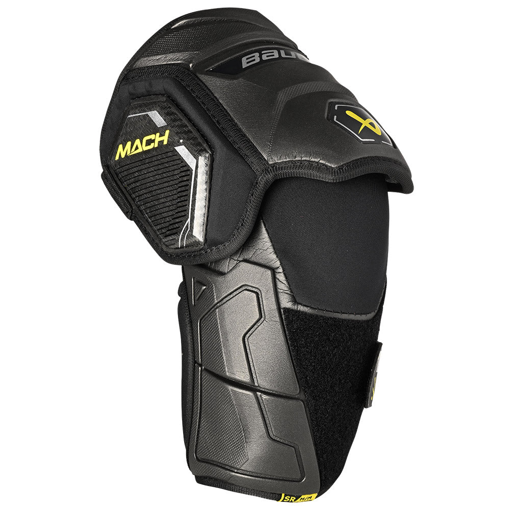 Bauer Supreme Mach Intermediate Ice Hockey Elbow Pads - Protective Gear for Youth & Adult Players - Perfect for Training, Games & Competitive Play