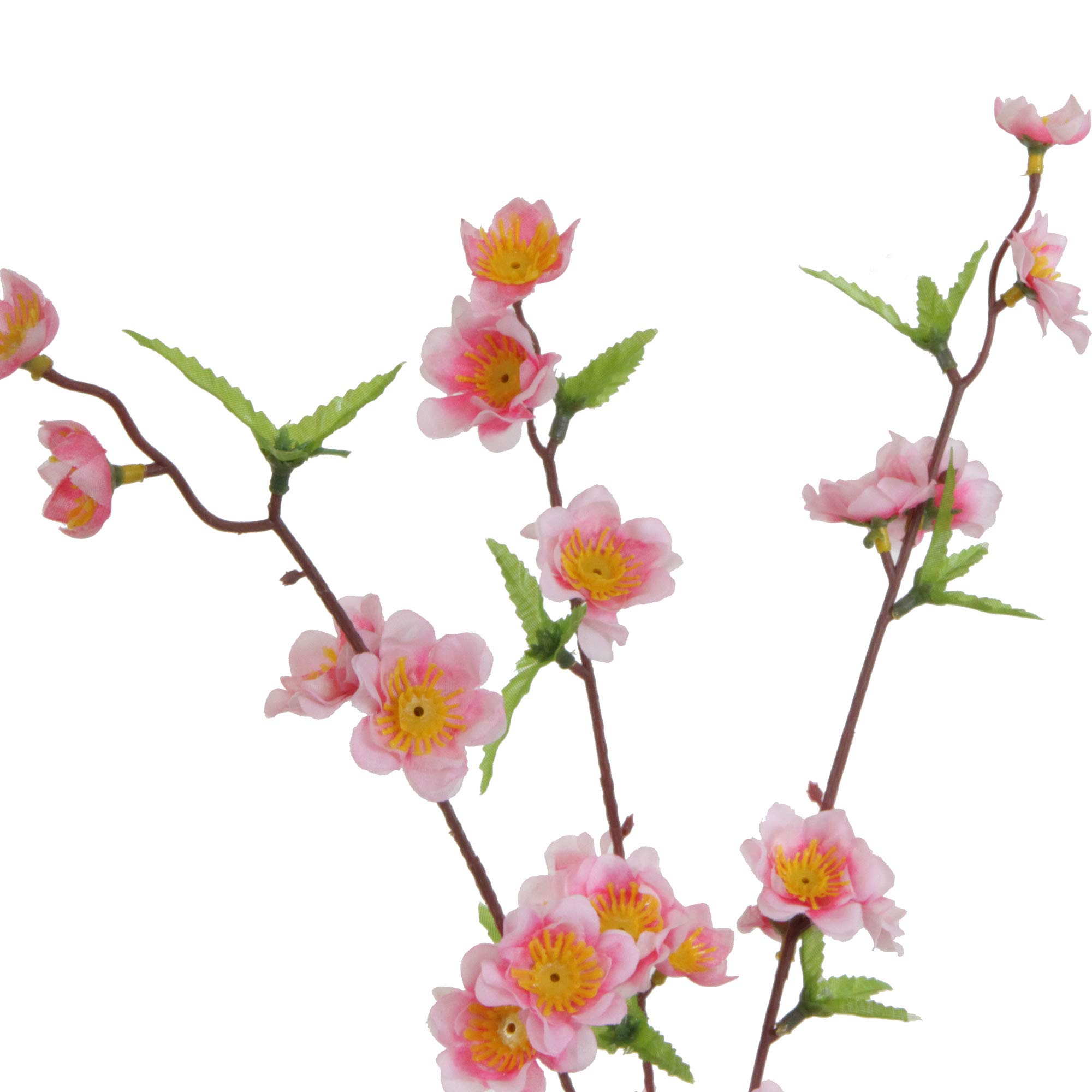 Vickerman 4 Foot Artificial Pink Blossom Tree in Black Pot - Home Decor, Office Decor, Wedding Centerpiece, Spring Decoration