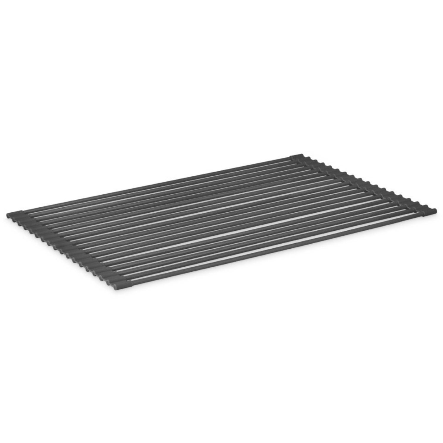 Foldable Silicone Dish Drying Rack - Space Saving Kitchen Organizer for Plates, Bowls & Utensils | Perfect for Small Kitchens, RVs & Apartments | Black