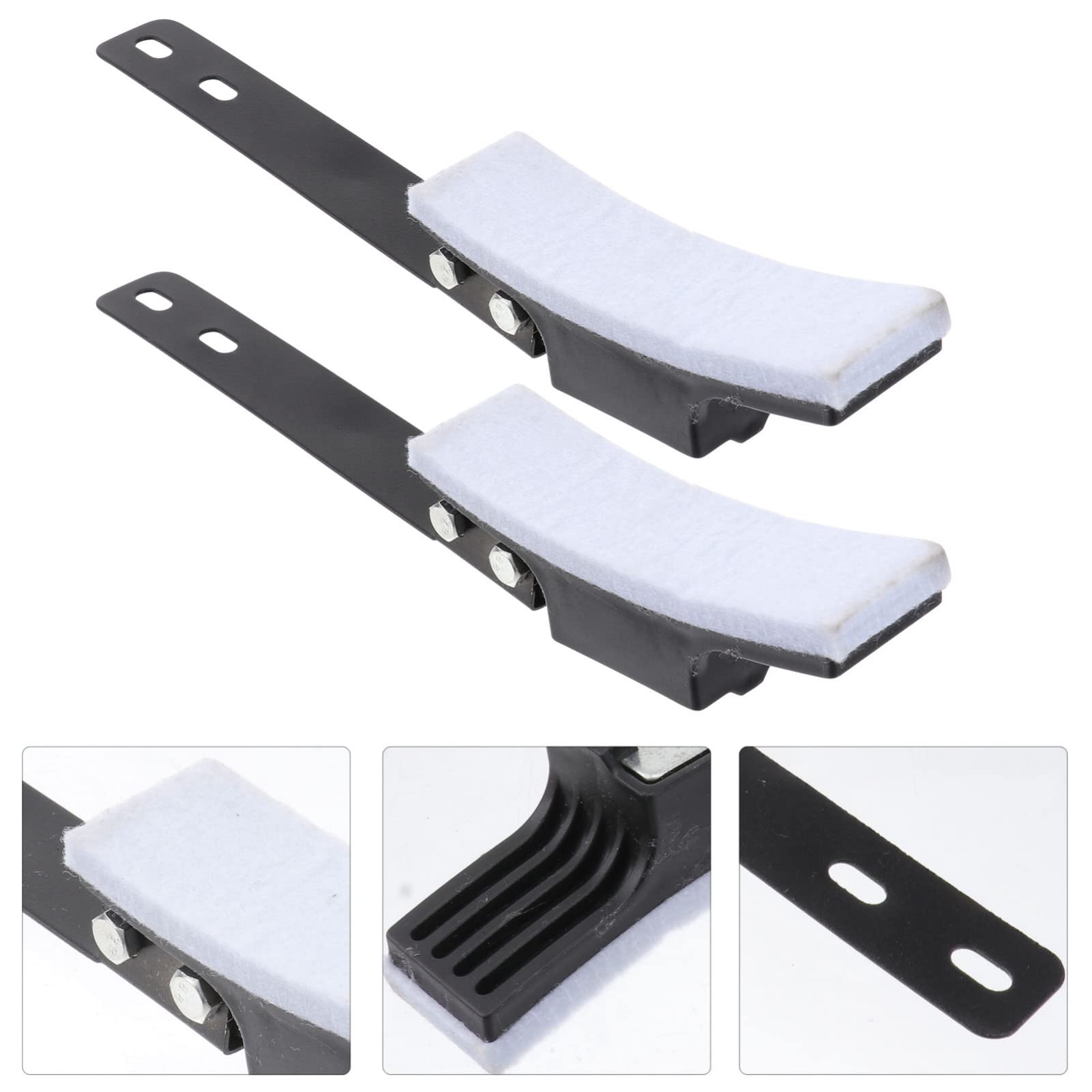 Homoyoyo 2Pcs Professional Exercise Bike Brake Pads - High-Quality Felt Brake Pads for Indoor Cycling Bike Replacement - Perfect for Home Gym & Spin Class Equipment Maintenance