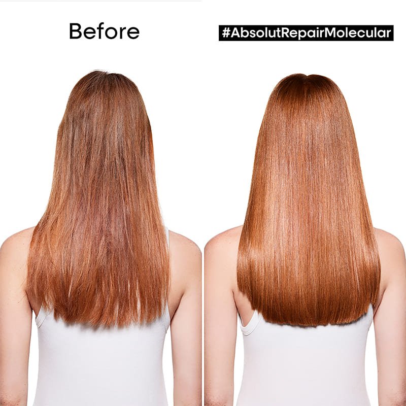 L'Oréal Professionnel Absolut Repair Molecular Repairing Rinse-Off Serum for Damaged Hair - Deep Conditioning Treatment for Split Ends & Breakage - Perfect for Salon & At-Home Hair Care