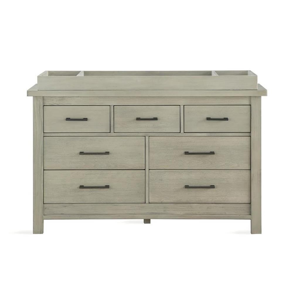 Bertini Canyon Dresser Topper in Mineral Gray - 3 Drawer Storage Organizer for Bedroom, Dresser, or Closet - Perfect for Jewelry, Socks, and Accessories Organization