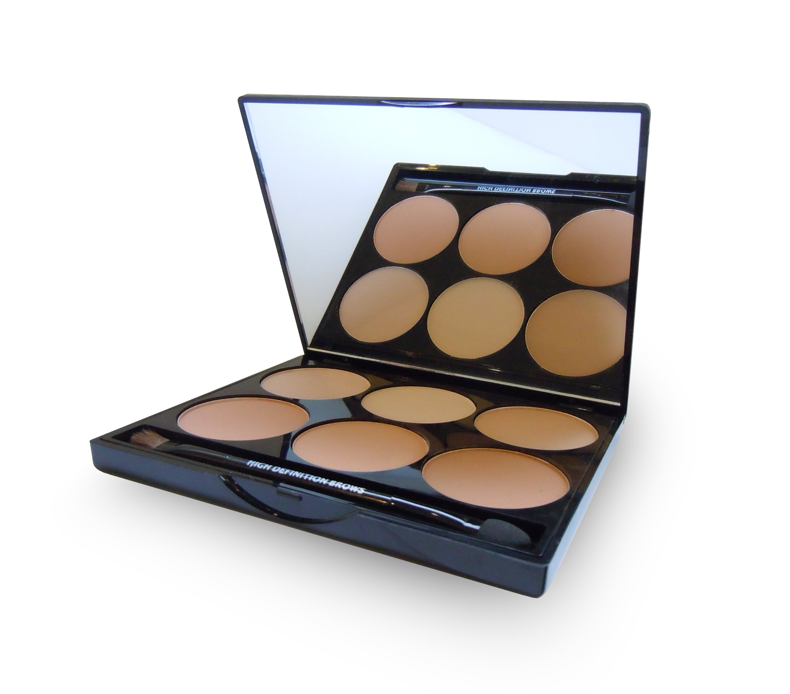 HD Brows Professional Powder Base Foundation Palette - Waterproof Matte Finish for All-Day Wear | Perfect for Contouring, Highlighting & Full Face Makeup | Ideal for Professional Makeup Artists & Daily Beauty Routines