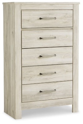 Bellaby 5-Drawer Chest - Modern Wooden Dresser for Bedroom & Closet Organization - Perfect for Home, Office, and Dorm Room Storage