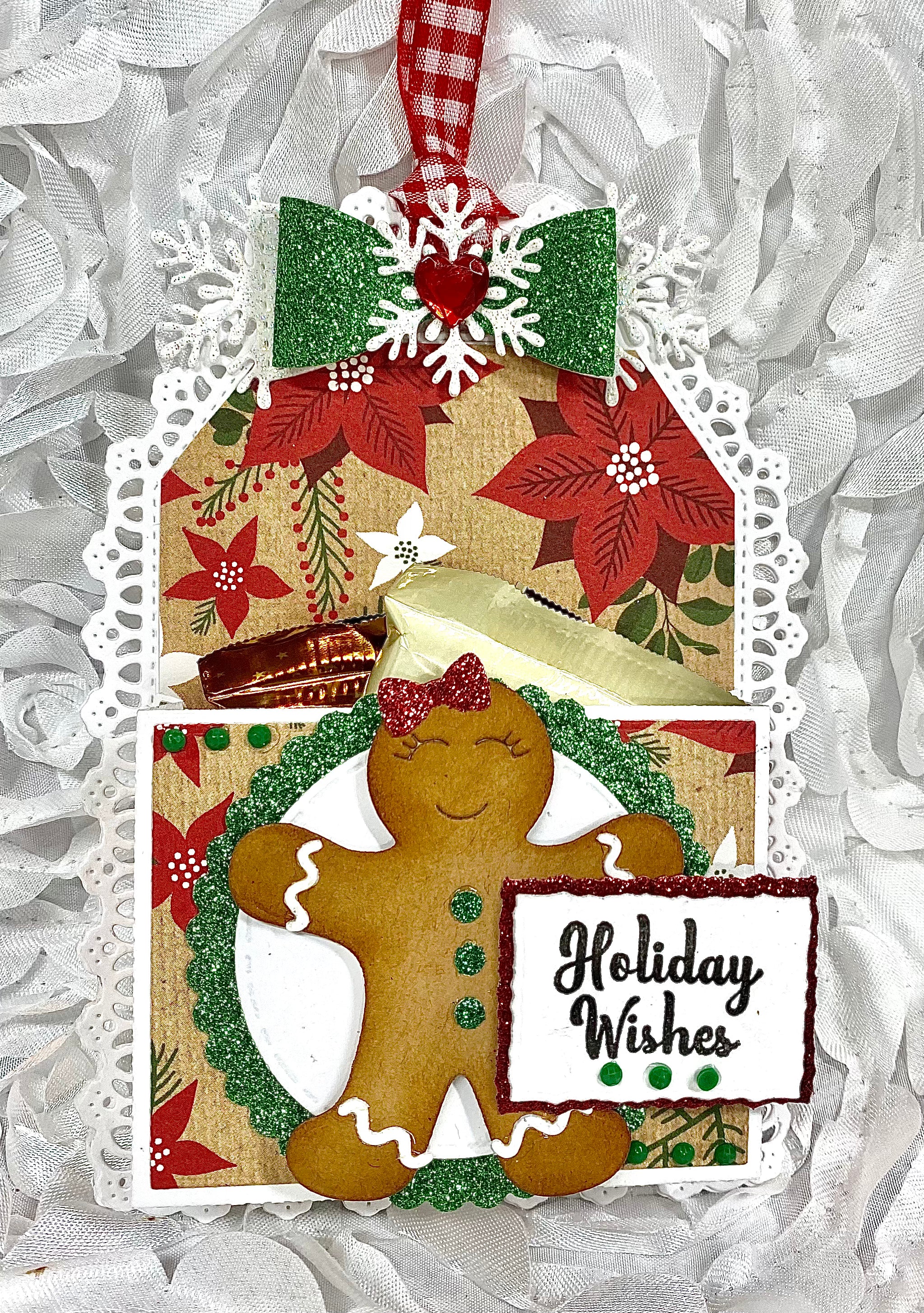 Gingerbread Stamp & Die Set for Christmas Cookies - Holiday Baking, DIY Crafts, and Scrapbooking Decorations