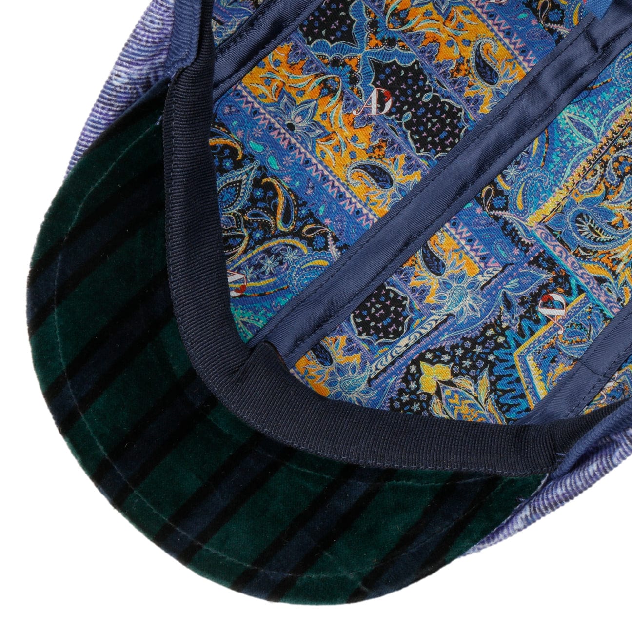 Alfonso D'Este Matera Cotton Flat Cap - Classic Men's Summer Hat for Outdoor Activities, Travel & Casual Wear