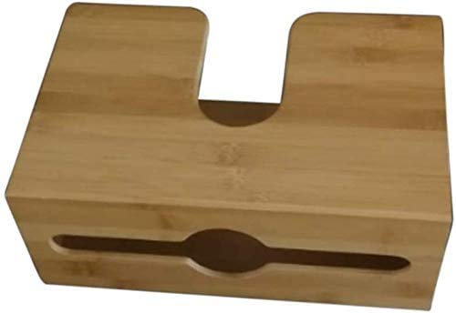 Eco-Friendly Bamboo Paper Towel Dispenser - Wall Mounted Napkin Holder & Tissue Box Organizer for Multifold Paper Towels | Large Capacity Kitchen & Bathroom Storage | Perfect for Home Decor & Office Use