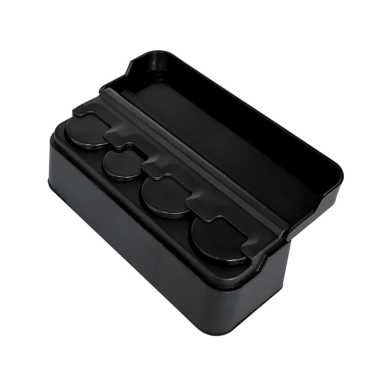 Car Coin Holder Organizer - Mini Change Storage Box for Coins & Small Items - Perfect for Car, Home, Office & Travel Use