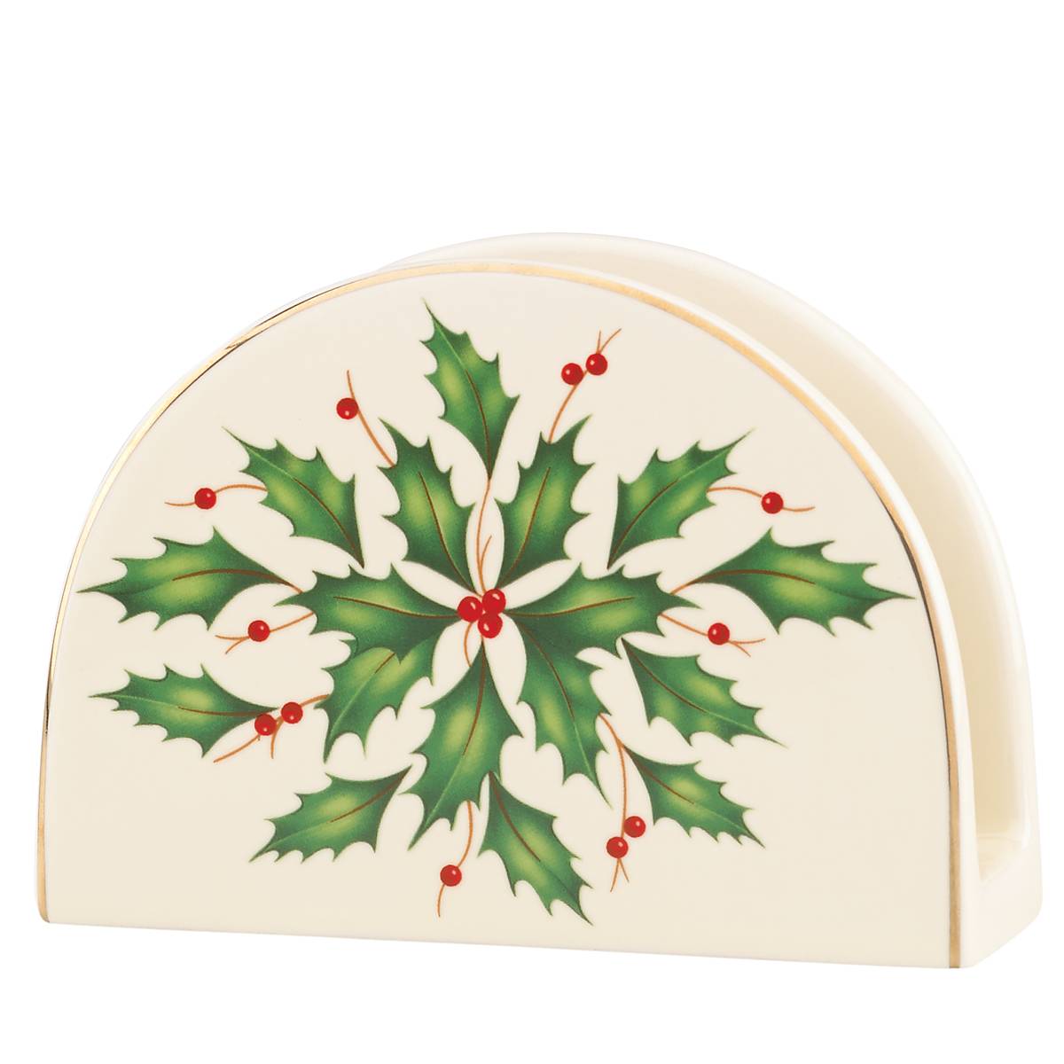 Festive Holiday Napkin Holder - Elegant Christmas & Thanksgiving Table Decor for Dining, Parties & Home Entertaining