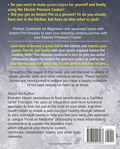 Instant Pot Cookbook: Low-Carb, Easy & Healthy Pressure Cooker Recipes for Delicious Meals - Perfect for Keto Diet, Weight Loss & Quick Family Dinners