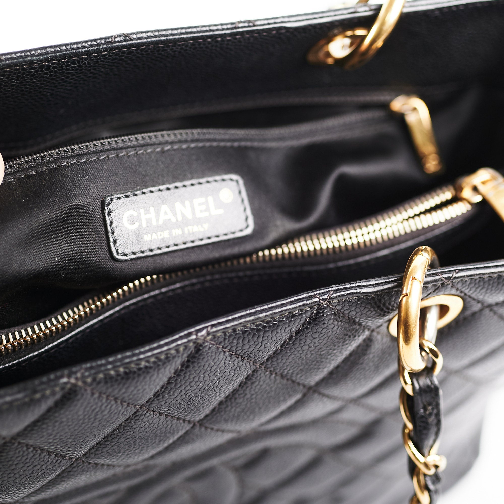 Chanel Black Caviar Leather Grand Shopping Tote GST - Luxury Designer Handbag for Women, Perfect for Work, Travel & Everyday Use