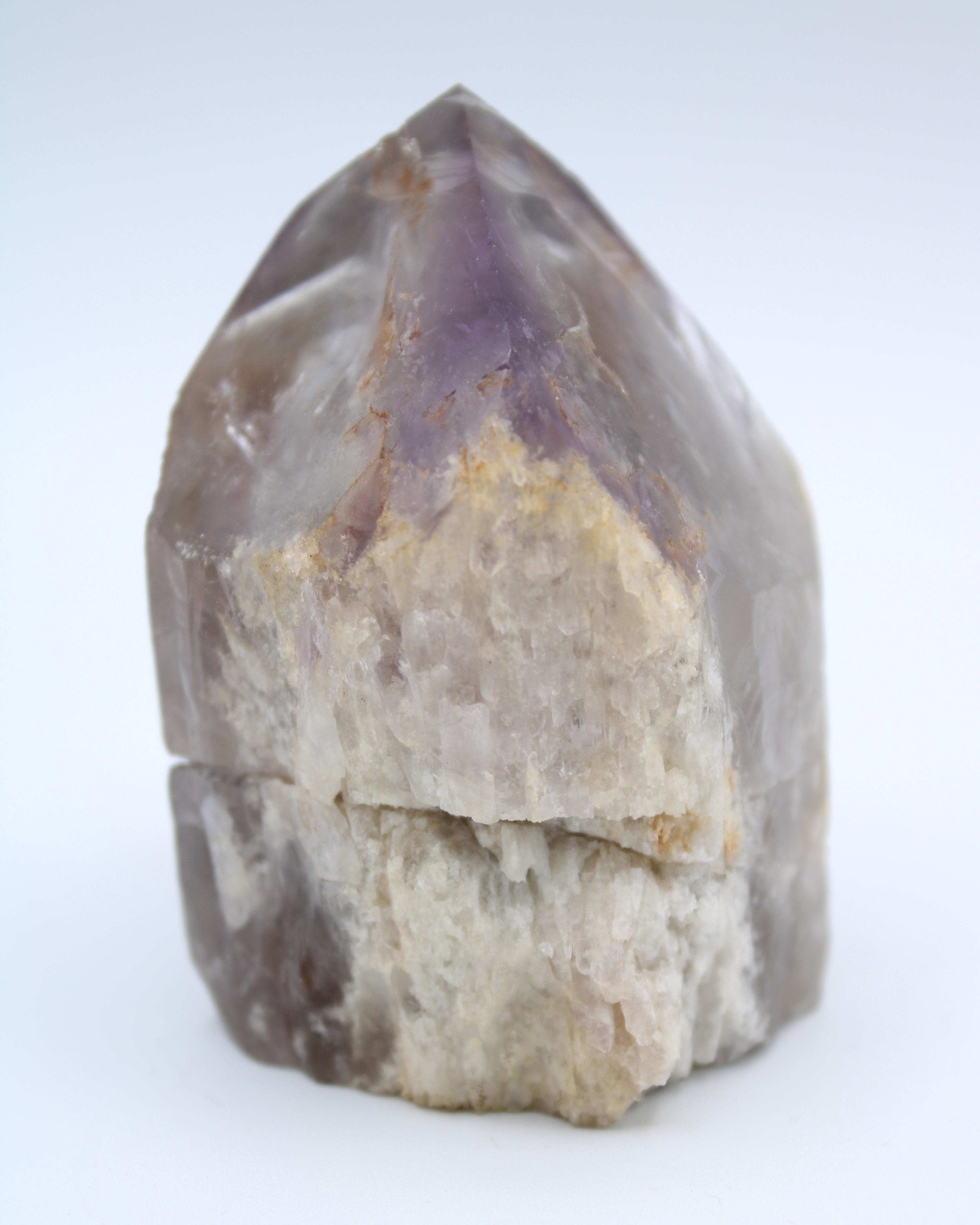 Natural Bahai Amethyst Point Crystal - Rare Closed Mine Specimen | Healing Stone for Meditation, Home Decor & Spiritual Gifts