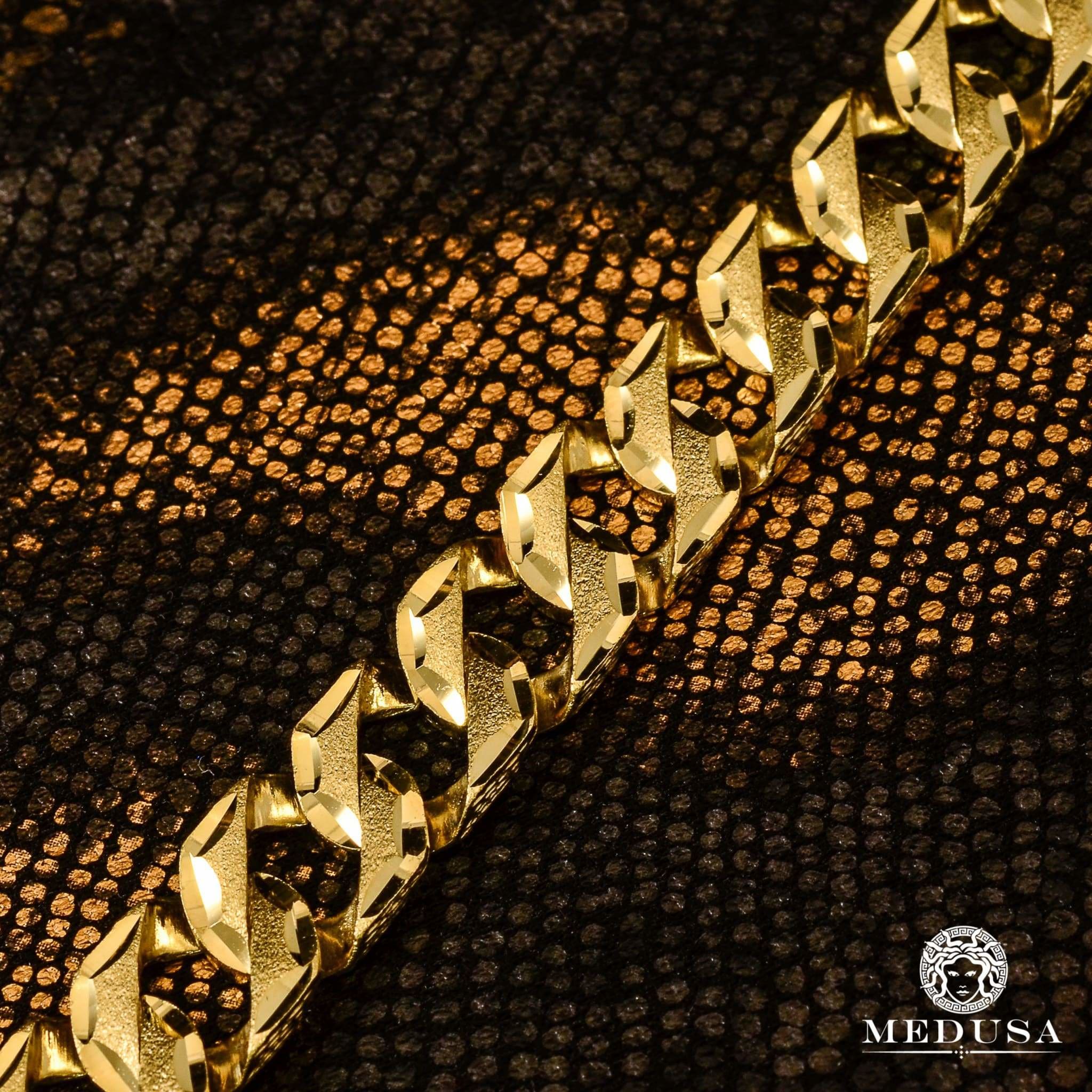 12mm Miami M3 Cuban Link Chain for Men - 14K Gold Plated Stainless Steel Hip Hop Necklace - Perfect for Gifts, Parties, and Streetwear Fashion