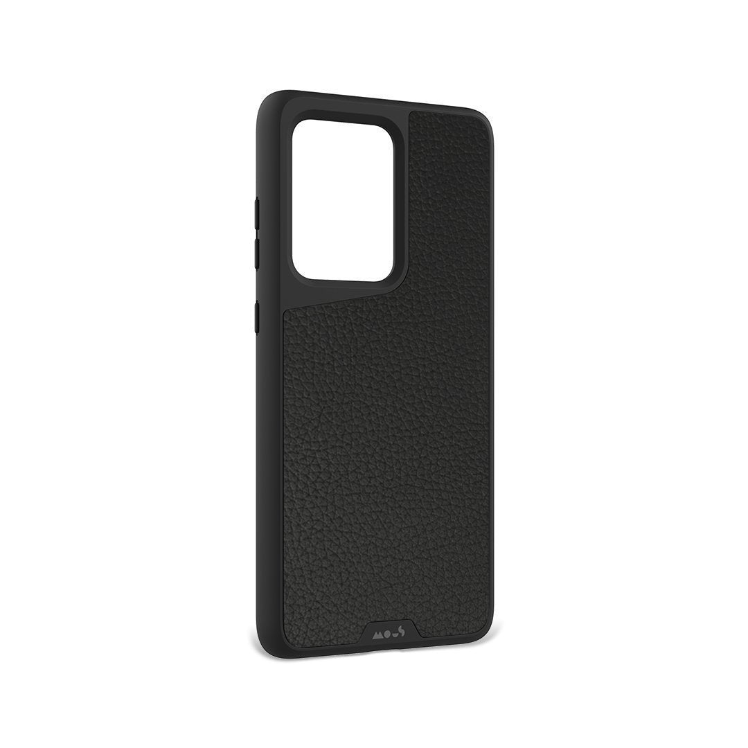 Premium Black Leather Phone Case for iPhone & Samsung - Limitless 3.0 Slim Fit Protective Cover with Card Slot | Perfect for Business, Travel & Everyday Use