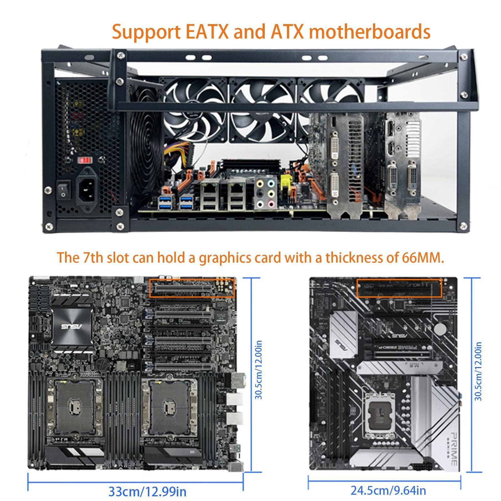 Compact PC Case - Mini ITX Computer Housing Case for Gaming & Office Desktops | Durable & Lightweight Chassis for Home & Workstation Use