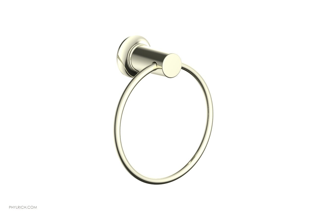 HEX MODERN Chrome Towel Ring - 501 75 Bathroom Accessory for Hand & Face Towels - Perfect for Modern & Contemporary Bathrooms