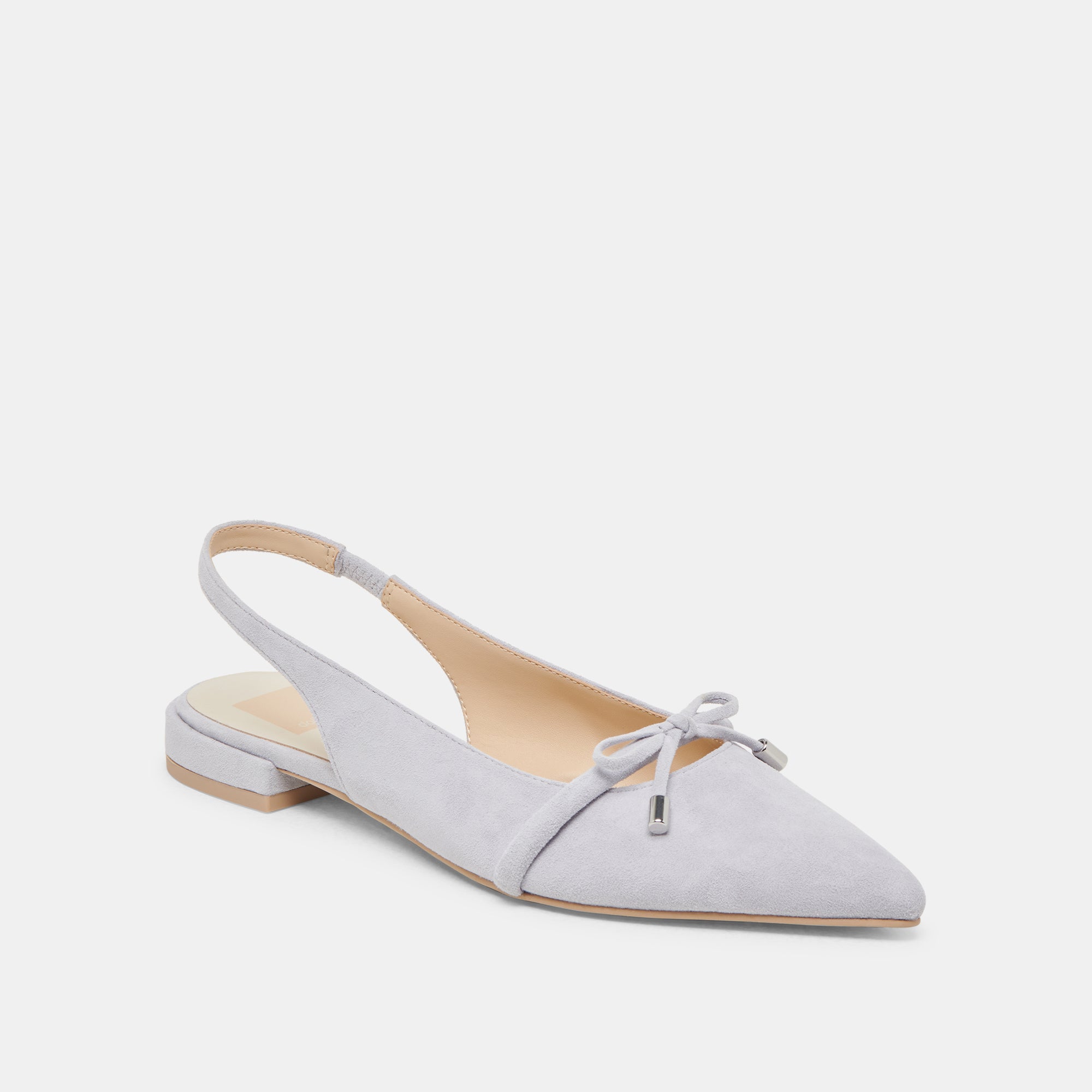 PAYGE Women's Flats in Dusty Blue Suede - Comfortable & Stylish Shoes for Casual Wear, Office, and Everyday Outfits