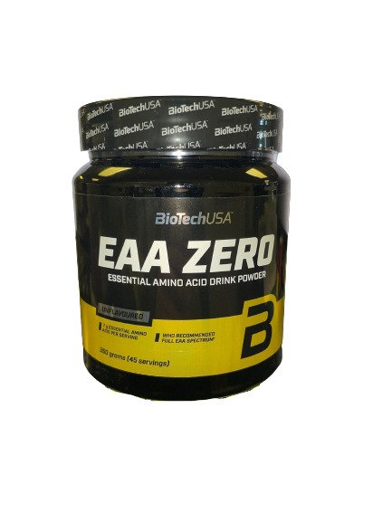 BioTechUSA EAA Zero Unflavored Powder - 350g Essential Amino Acid Supplement for Muscle Recovery & Workout Performance | Pre & Post Workout Nutrition