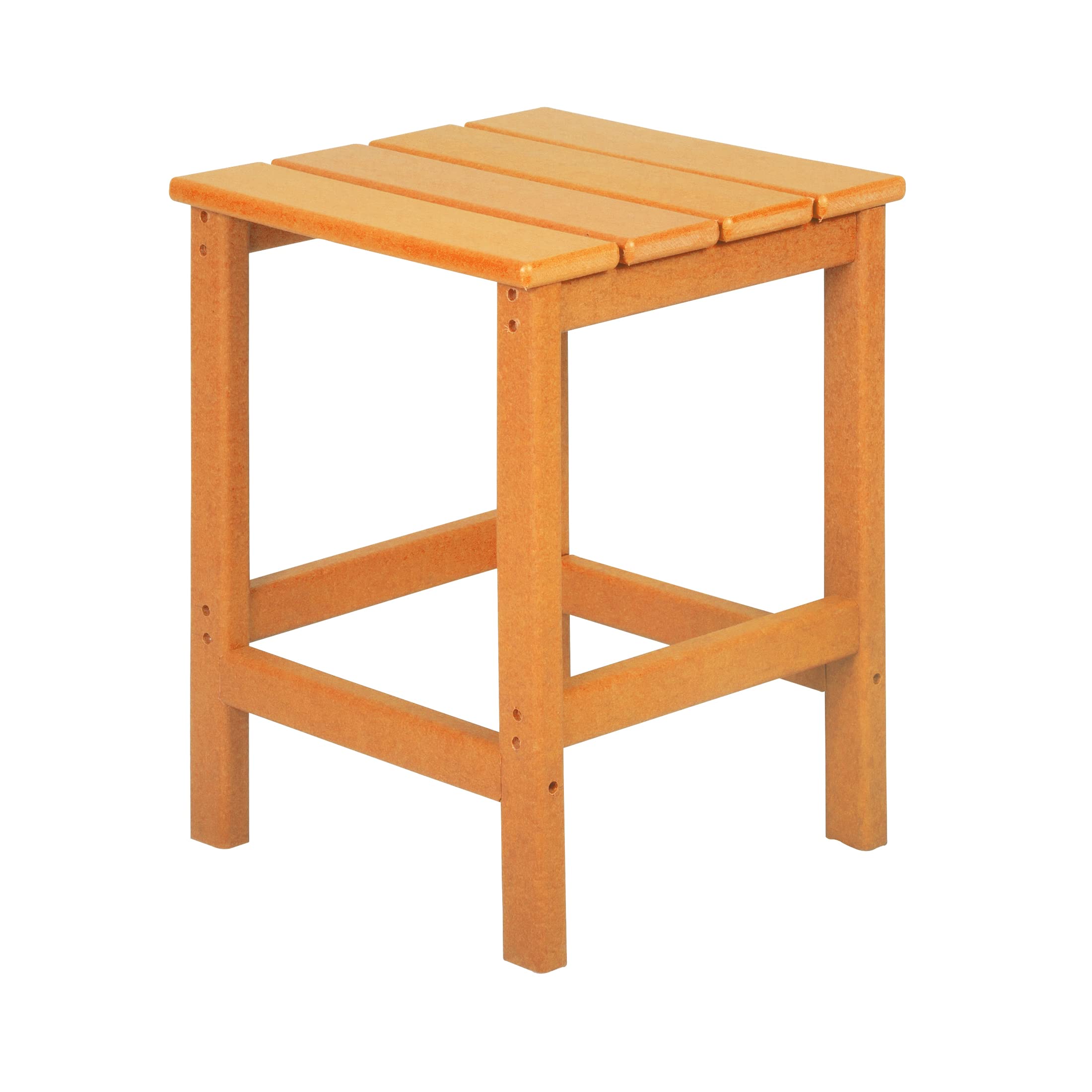 WestinTrends Malibu 2-Piece All-Weather Outdoor Adirondack Chair Set with Side Table - Durable Plastic Patio Furniture for Porch, Deck, Backyard & Garden - Perfect for Relaxing, Sunbathing & Outdoor Entertaining (Orange)