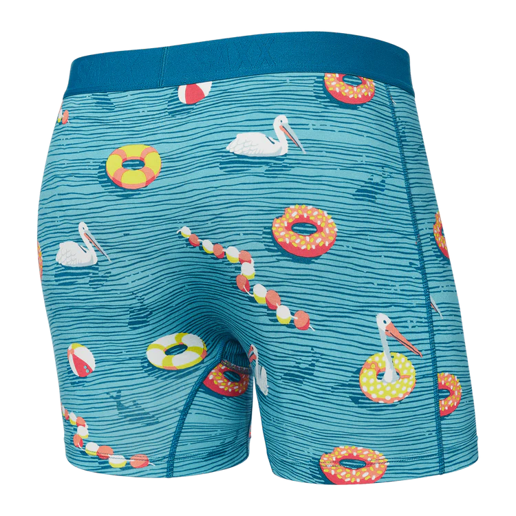 SAXX Vibe Super Soft Swimmers Boxer Briefs for Men - Quick Dry, Comfortable Swim Underwear - Perfect for Beach, Pool & Water Sports Activities
