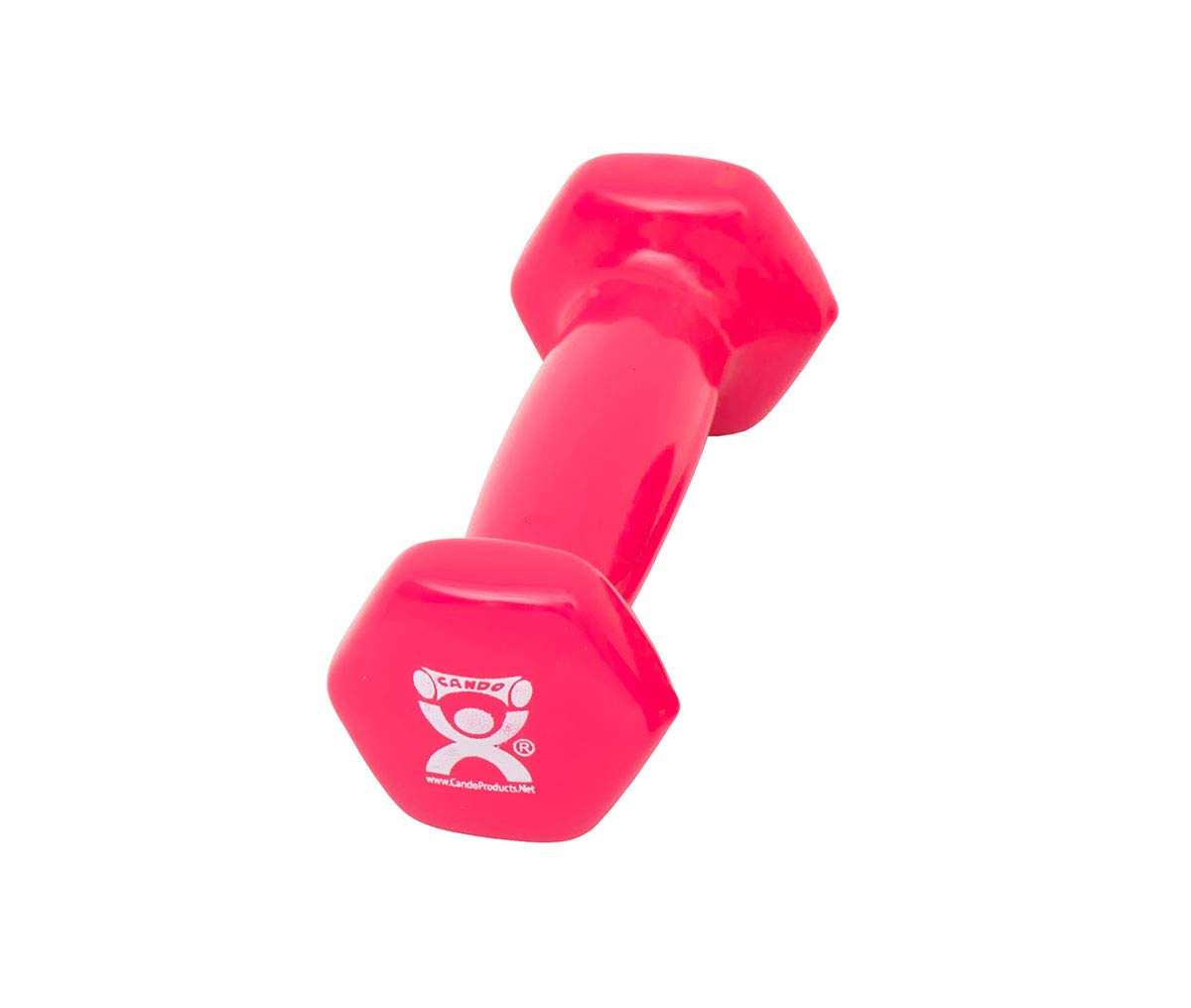 CanDo Color-Coded Vinyl Coated Iron Dumbbell Set - Home Gym Equipment for Strength Training & Weight Lifting - Perfect for Beginners, Workouts, and Fitness Enthusiasts