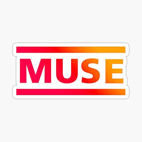 The Muse Logos Sticker - Premium Vinyl Decal for Cars, Trucks, Laptops, Walls & Windows - Waterproof & Durable Graphic Sticker for Auto, Home & Office Decor
