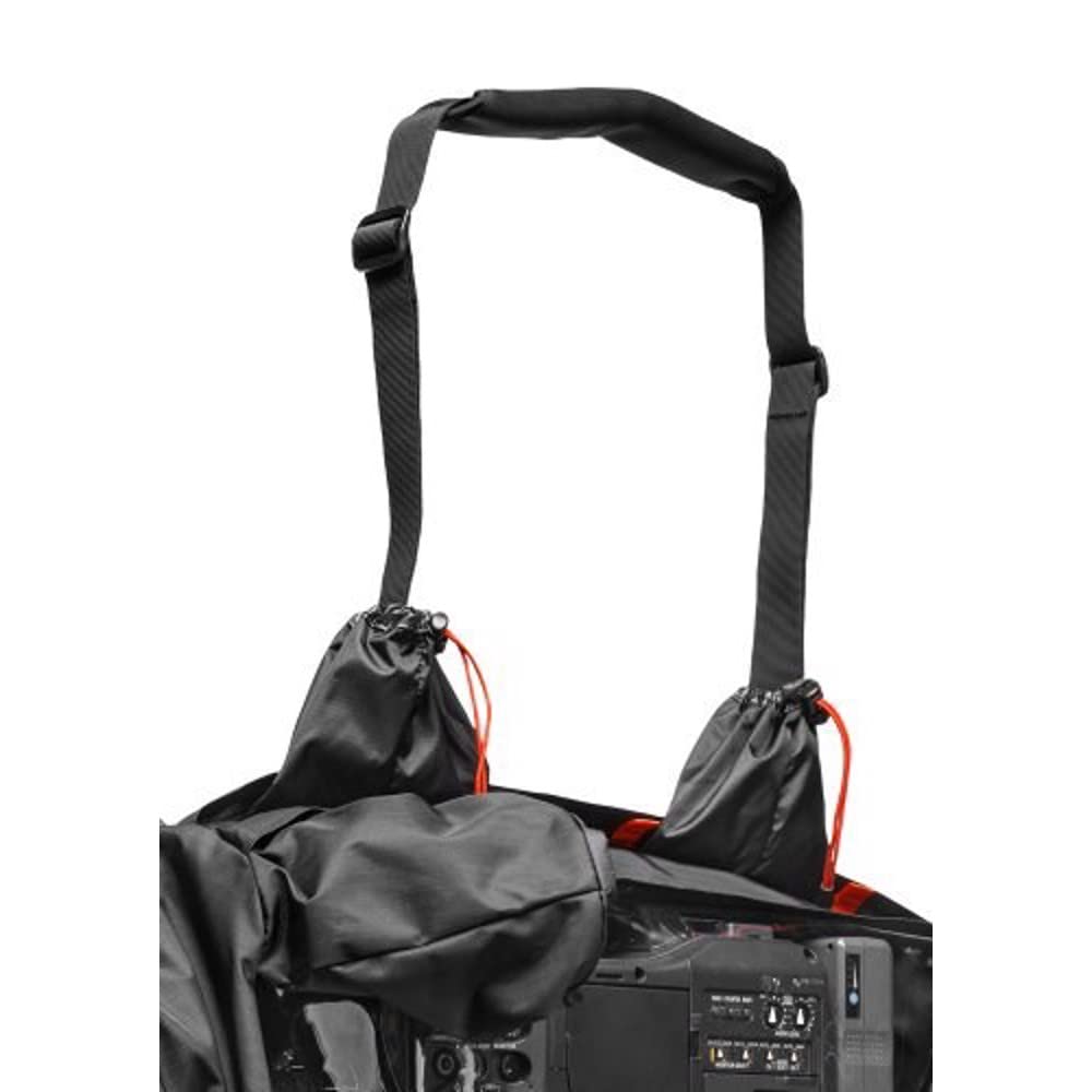 Manfrotto MB PL-RC-1 DSLR Camera Rain Cover - Waterproof & Dustproof Protection for Professional Lens Cameras - Ideal for Outdoor Photography in Rainy Weather (Black/Charcoal Grey)