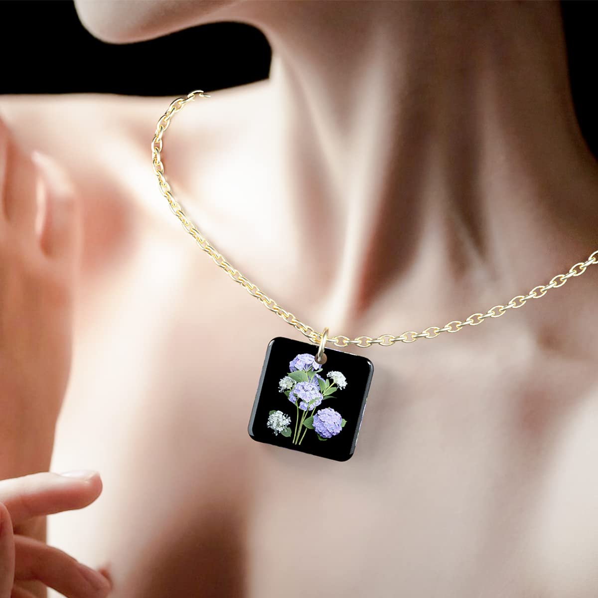 Resin Jewelry Molds - DIY Silicone Molds for Epoxy Resin Casting, Pendants, Keychains, Necklaces & Earrings - Perfect for Handmade Jewelry Making & Crafting Projects (Great for Gifts, Home Decor & Fashion Accessories)