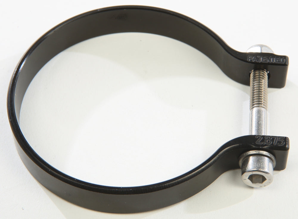 2.875 Inch Heavy Duty Black Strap Clamp - Secure Hose, Pipe & Cable Management for Plumbing, Automotive & DIY Projects