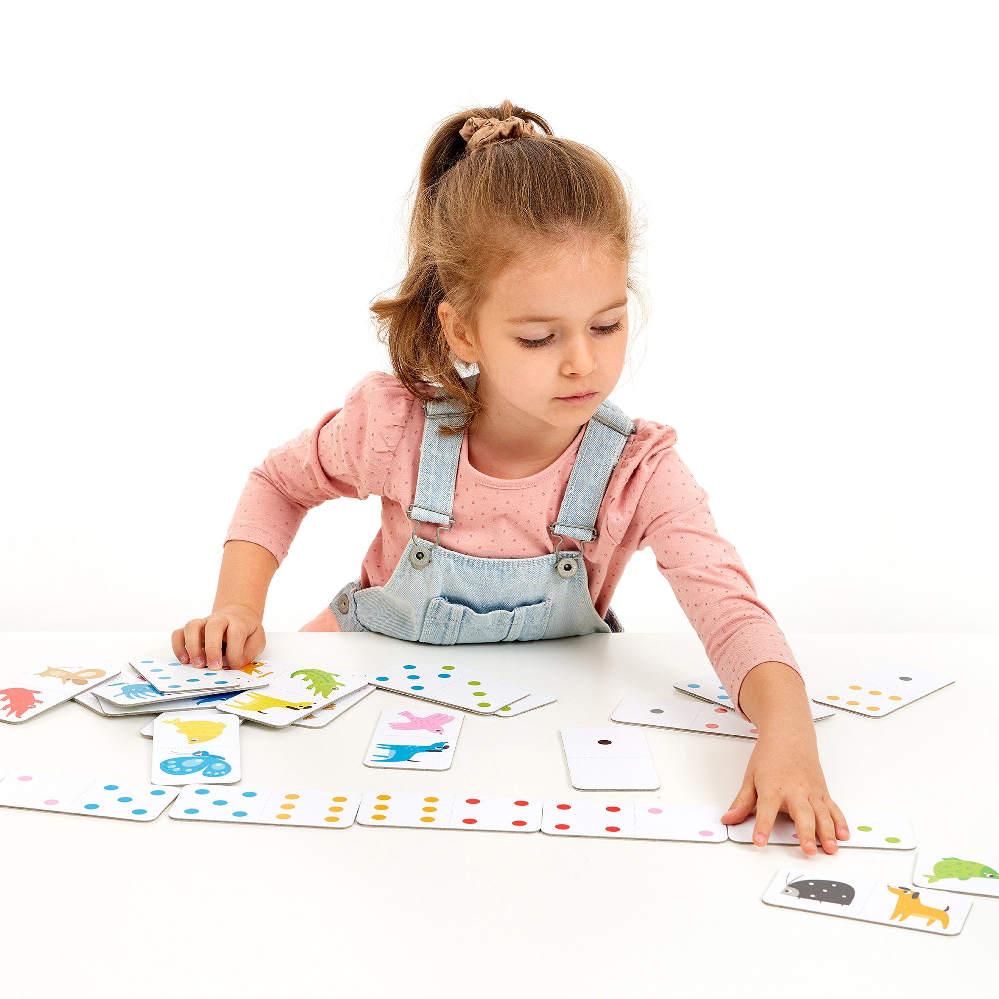 Banana Panda Let's Play Color Dominoes - Vibrant Animal Edition for Toddlers Age 2+ | Fun Learning Game for Preschool Education & Family Game Night