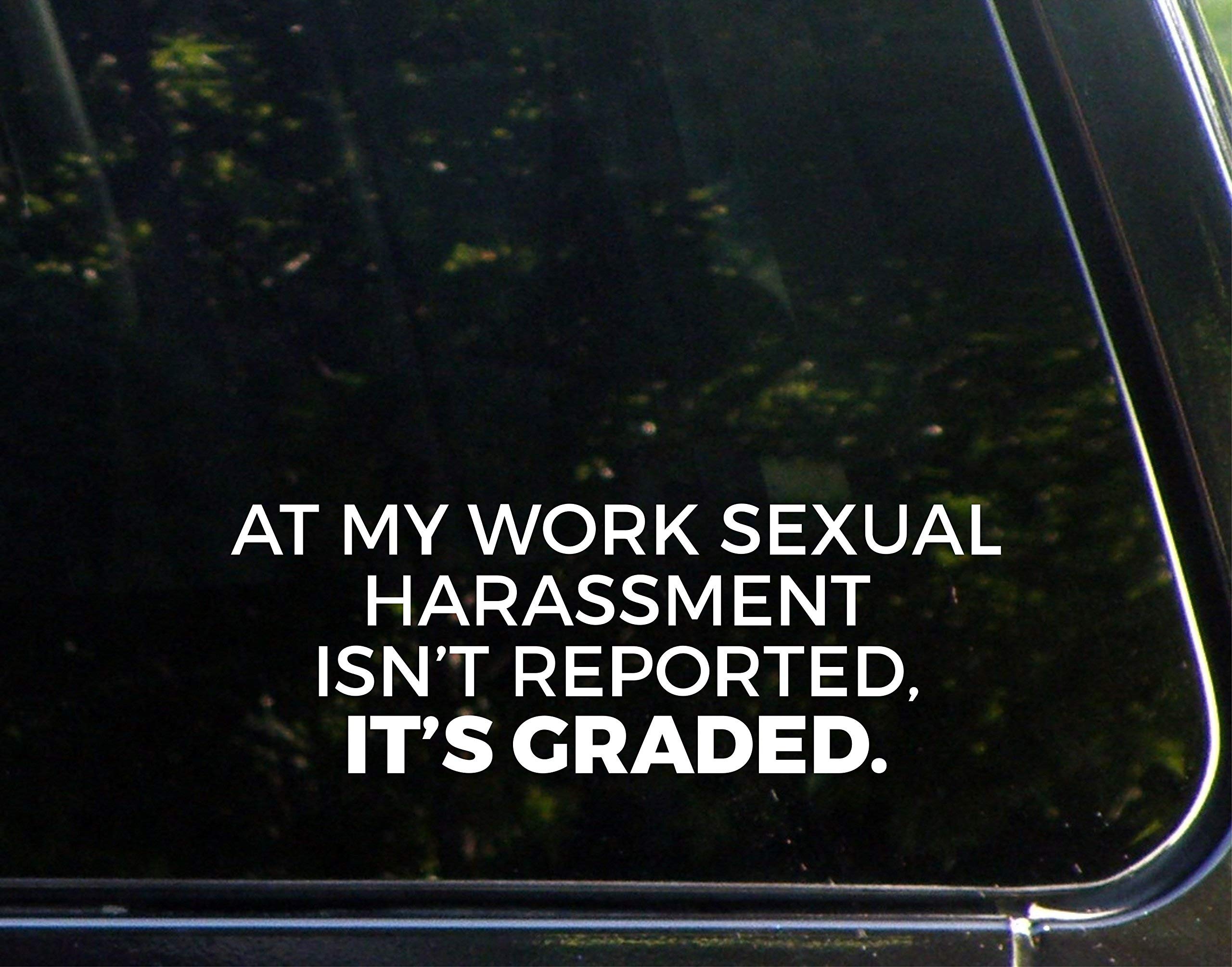 Sexual Harassment Awareness Die Cut Decal (8.75