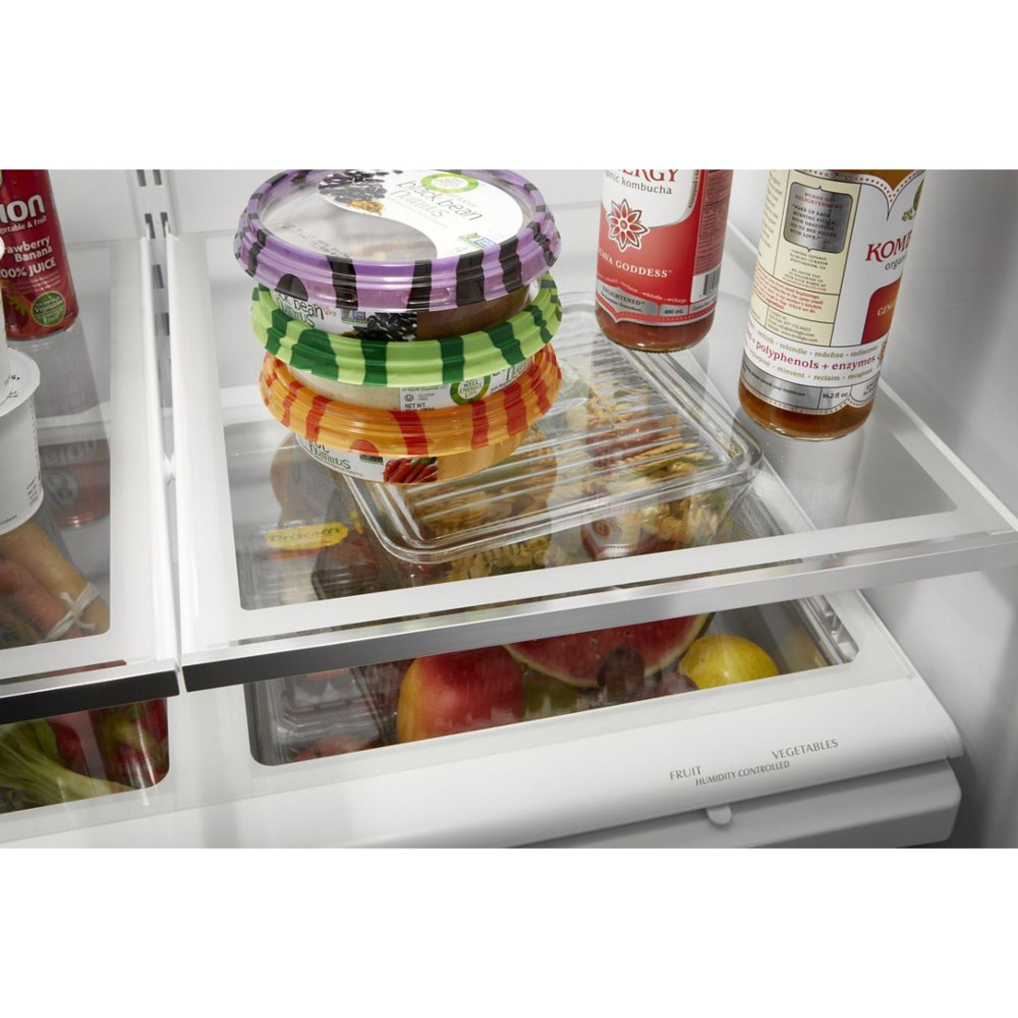 Whirlpool WRT541SZDB Top Mount Refrigerator - 21.6 Cu. Ft. Energy Star Certified, Black Stainless Steel | Perfect for Kitchens, Apartments & Small Spaces