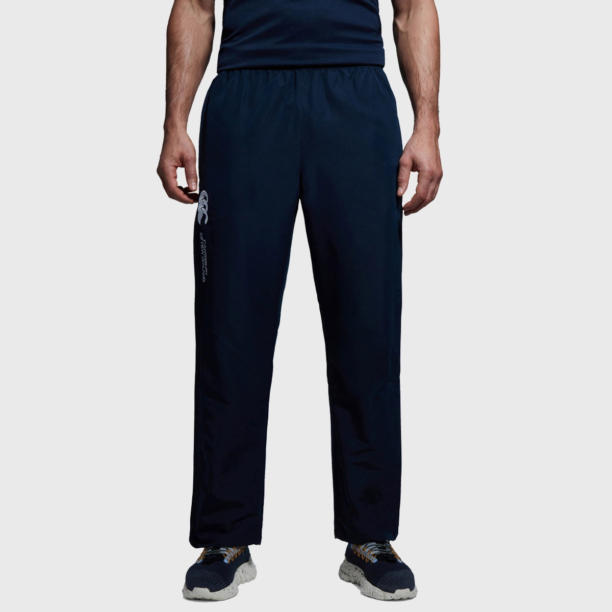 Canterbury Men's Open Hem Stadium Pants - Navy Blue Athletic Joggers for Rugby Training & Casual Wear