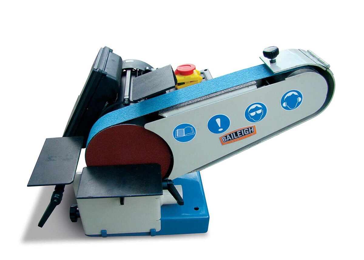 Baileigh Industrial BA9 1002674 DBG-62 Belt and Disk Grinder - 6