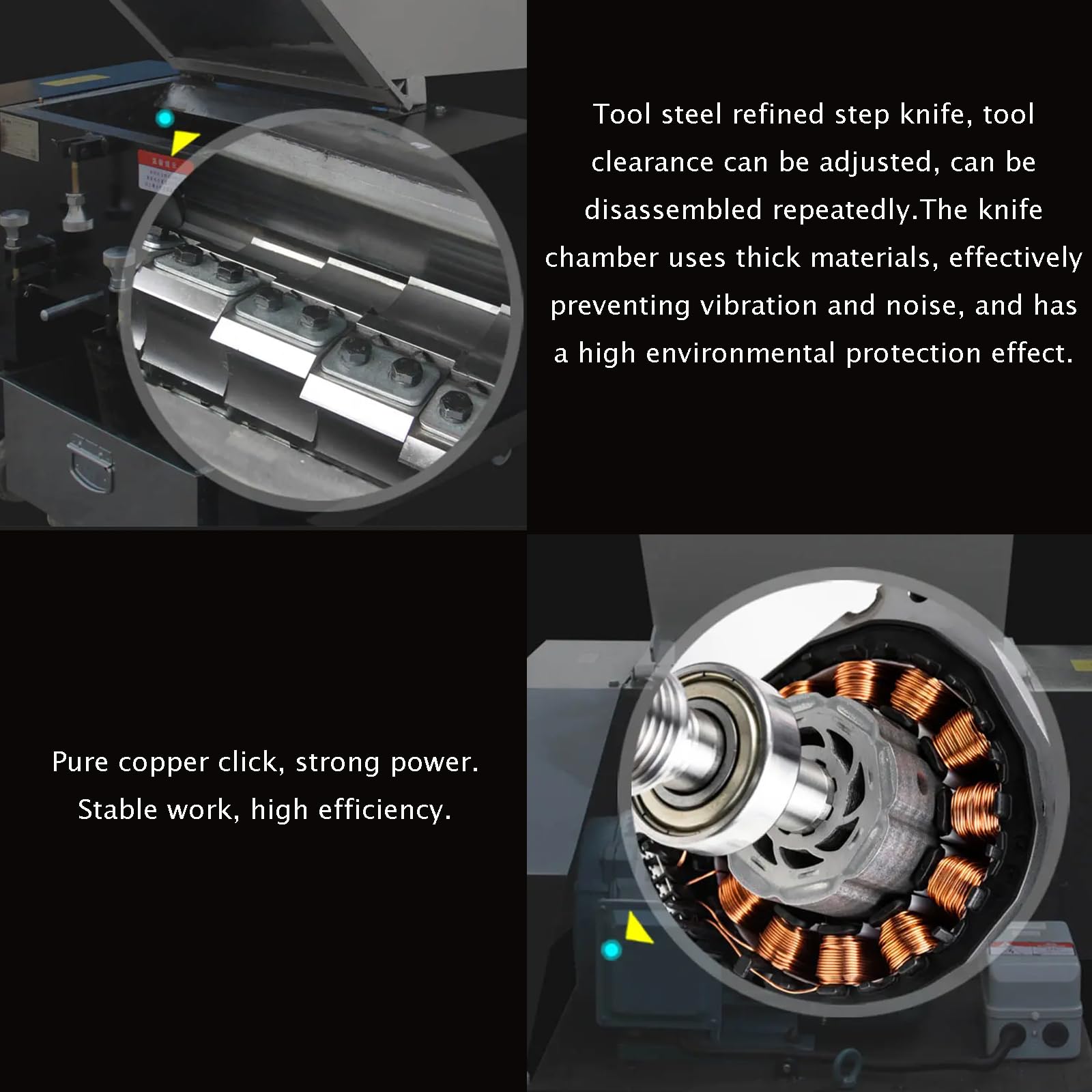 INTSUPERMAI 5.5Kw Heavy Duty Electric Plastic Shredder Grinder - Industrial Plastic Bottle, Cardboard Crusher & Granulator Machine (220V 3-Phase) - Perfect for Recycling Centers, Waste Management & Plastic Processing Facilities